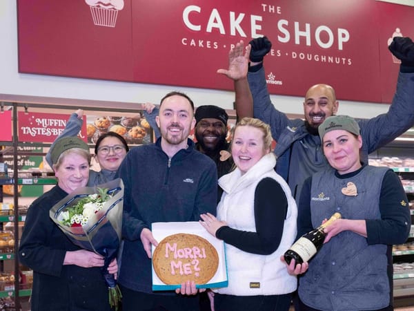 Morri Me? Morrisons Bakers Assist with Epic Proposal – And She Said 'I Dough